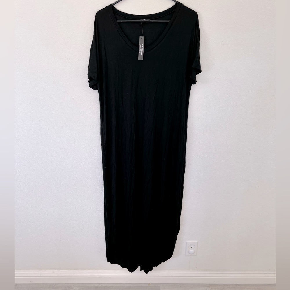 Arolina Black Maxi Dress
